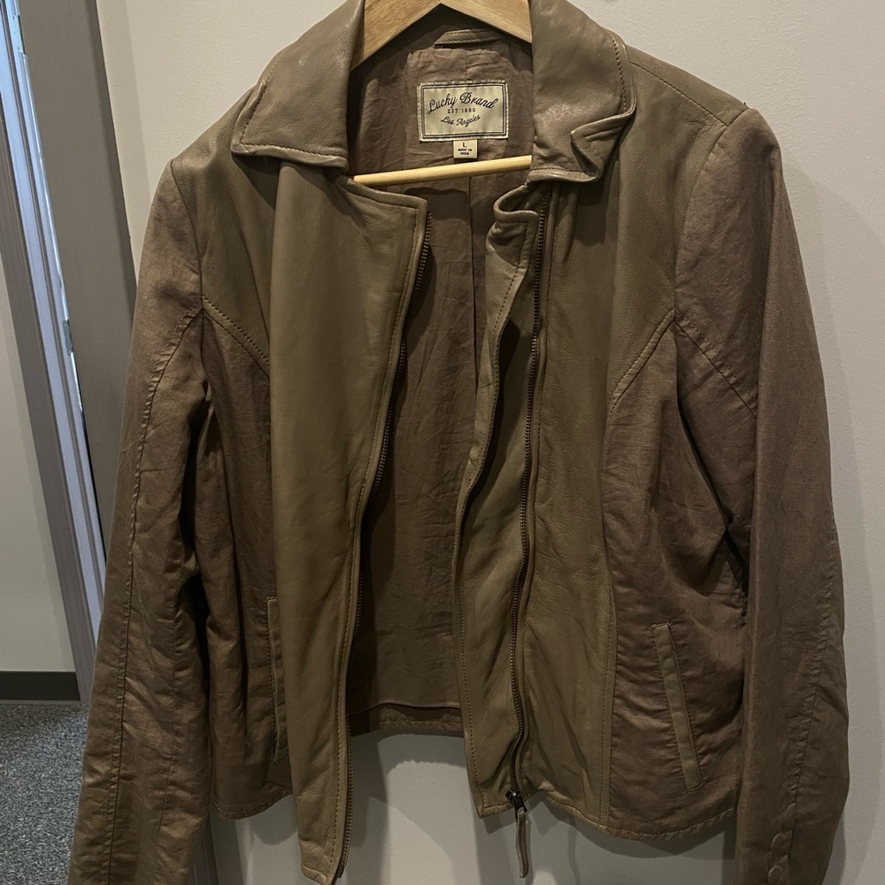 Leather jacket